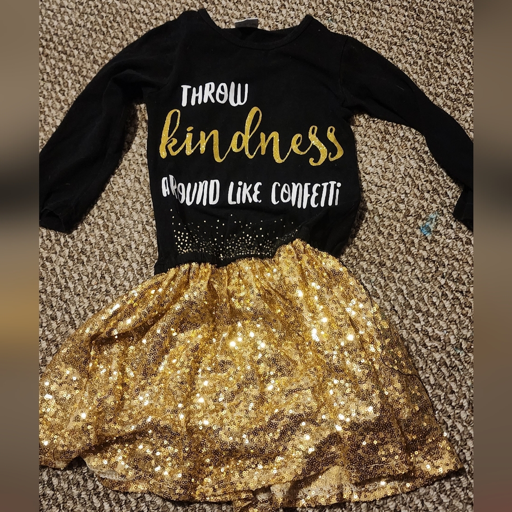 Throw Kindness around like Confetti Dress